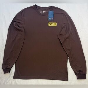 5.11 Tactical Men's Red Dirt Long Sleeve Crewneck sz Medium NWT